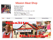 Tablet Screenshot of missionmeatshop.com